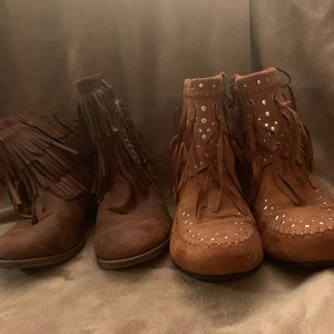 Justice boots (size 7)